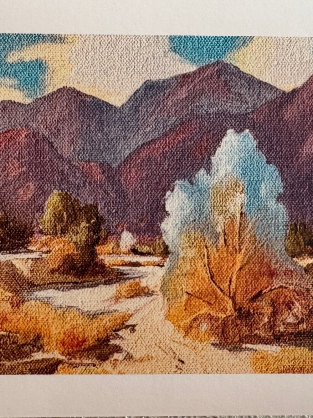 Desert Landscape Fine Art Giclee Print